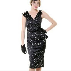 Stop Staring bow wiggle dress L